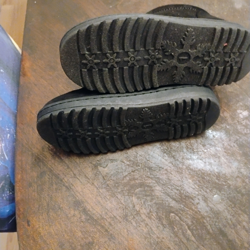 Kids Black Winter Boots
